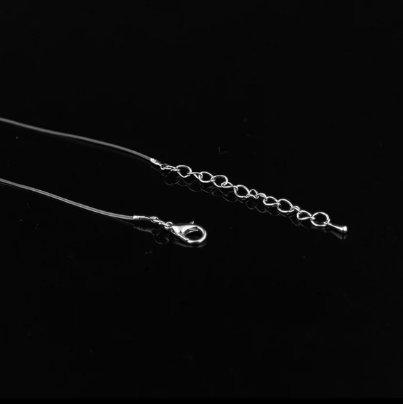 8mm Dazzling CZ Pendant Invisible Floating Choker - Picture 3 of 5